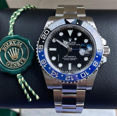 gmt ii rolex batman|Rolex Batman 2022.